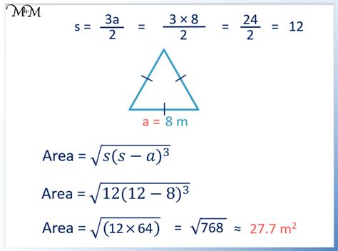 Heron's Formula for the Area of a Triangle with 3 Sides - Maths with Mum