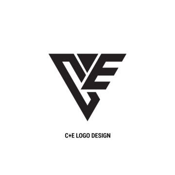 Ce Vector Logo Design, Ce Logo, Logo Design, Monogram Logo Design PNG ...