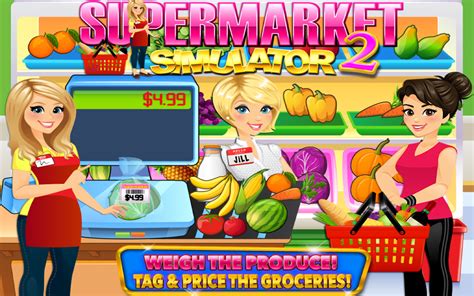 Supermarket Grocery Store Girl 2 - Kids Cash Register & Grocery Store Simulator Games FREE - App ...