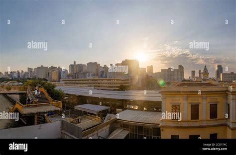 Belo Horizonte downtown skyline at sunset Stock Photo - Alamy