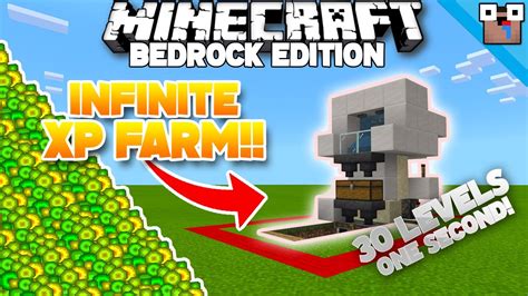 Minecraft Bedrock: How To Make The BEST XP FARM EVER! *30 LEVELS IN 1 SECOND!* 1.16+ - YouTube