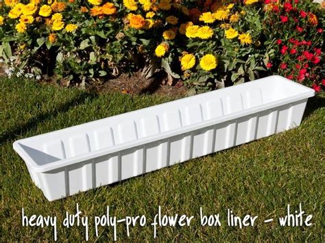 Heavy Duty Poly-Pro Flower Box Liners | Planter liners, Pro flower, Container gardening