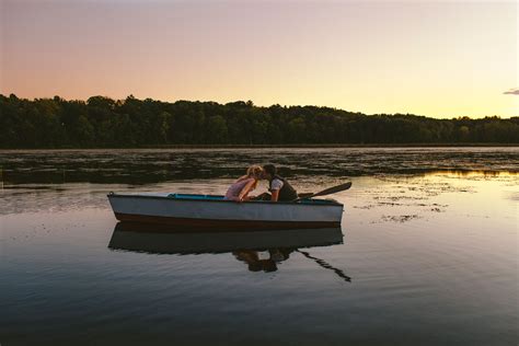 Canoeing at Sunset