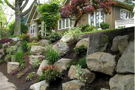 rock garden retaining wall, via precision landscape. | Landscaping ...