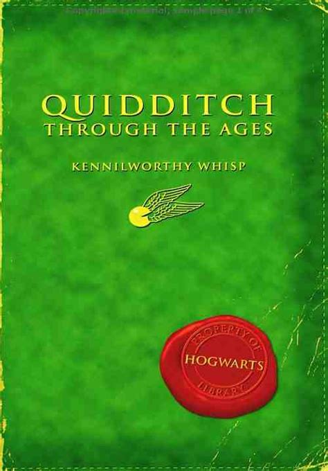 Journey with Words: Review: Quidditch through the Ages