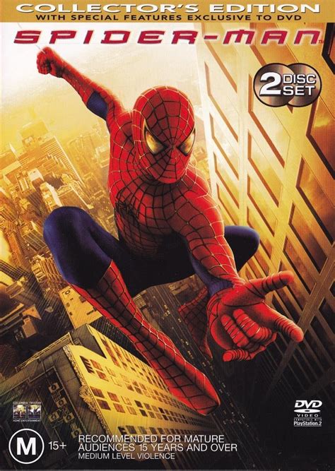 Spider-Man (DVD, 2002, 2-Disc Collector's Edition) AS NEW