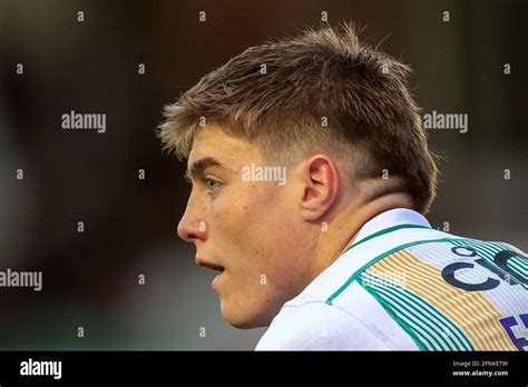 Tommy Freeman of Northampton Saints during the game Stock Photo - Alamy