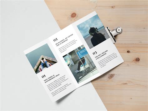 Tri Fold Brochure MockUp #2 | GraphicBurger