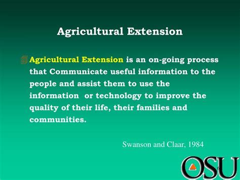 PPT - Agricultural Extension PowerPoint Presentation - ID:1210282