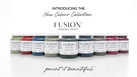 9 BRAND NEW FUSION MINERAL PAINT COLOURS - YouTube