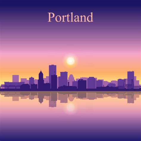 Portland Skyline Illustrations, Royalty-Free Vector Graphics & Clip Art - iStock