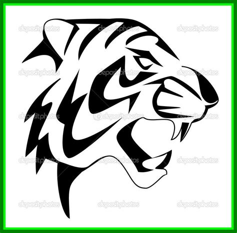 Tiger Head Drawing Easy at GetDrawings | Free download