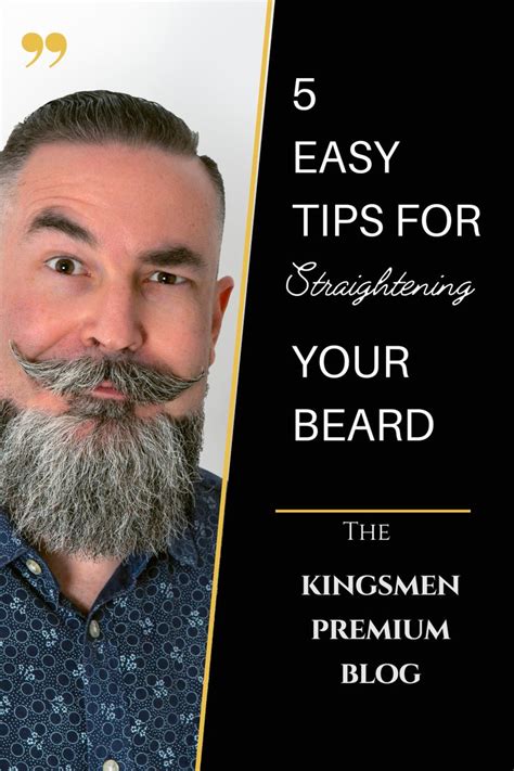 5 Easy Tips For Straightening Your Beard | Beard, Beard care kit, Beard ...