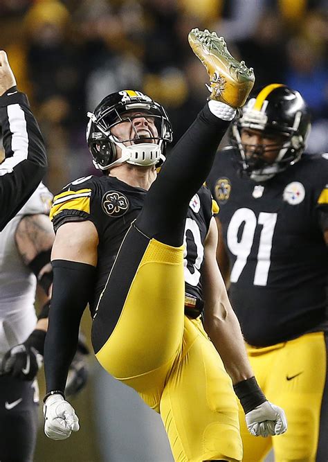 You think T.J. Watt of the #Pittsburgh Steelers was stoked to know the ...