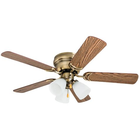 Prominence Home 50861 Whitley Hugger Ceiling Fan, 42", Antique Brass 671961508616 | eBay