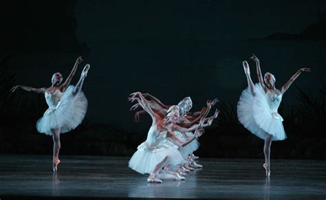 Miami City Ballet dancers in Swan Lake, Act II. Choreography by George Balanchine © The George ...