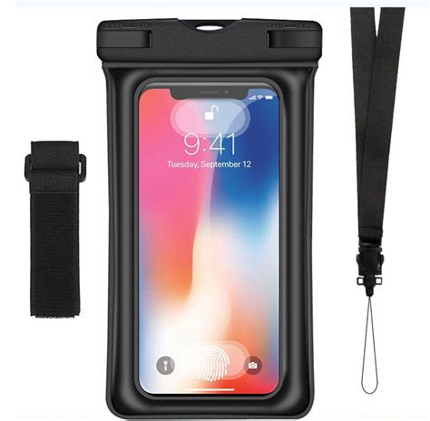 Waterproof iPhone Pouch UP to 7 Inch IPX8 for iPhone 13 Pro Max Mini 12 11 XS XR X 8 PLus 7 6 6S ...