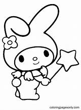 My Melody Coloring Pages Printable For Free Download sketch template