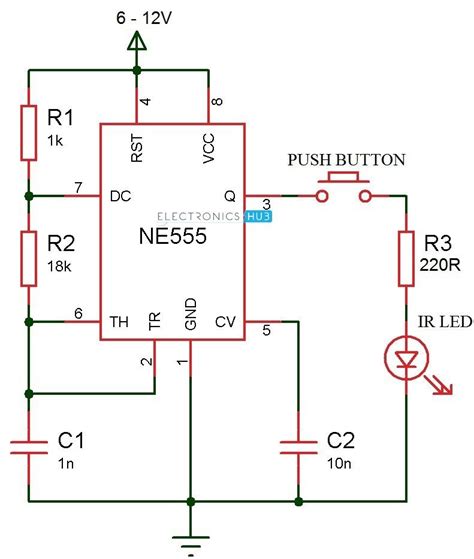 Wireless Remote Control Light Diagram