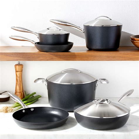 SCANPAN Professional 10-Piece Cookware Set + Reviews | Crate & Barrel ...