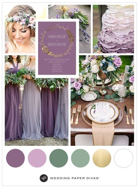 lavender sage wedding colors - Ayana Wetzel