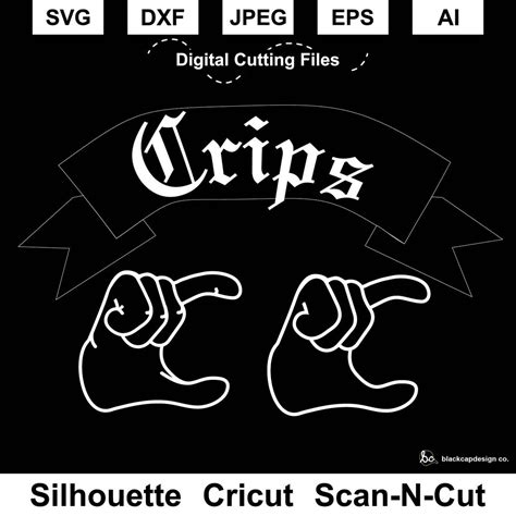 Crips Gang Sign SVG Cut File 2021 - Etsy