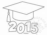 Grad Cap  Free Coloring Pages sketch template