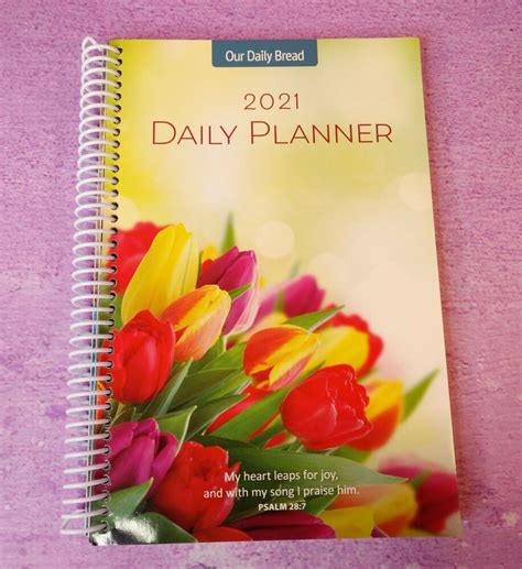 2021 Planner Our Daily Bread Spiritual Weekly Calendar Spiral Bound Psalms FLAW #OurDailyBread ...