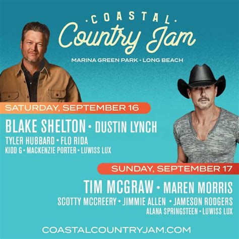 Coastal Country Jam Expands Lineup With Jimmie Allen, Jameson Rodgers, and Alana Springsteen ...