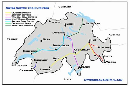 Roh Verein Prinzessin swiss scenic train routes map Obstgarten scharf ...