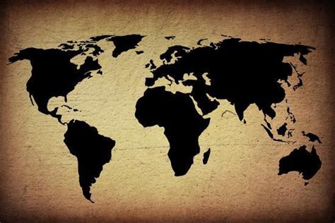 'Vintage World Map' Poster - ilolab | AllPosters.com