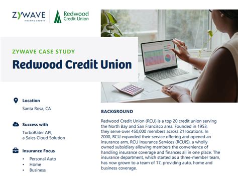 Redwood Credit Union Case Study - Zywave