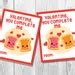 Printable Valentine Cards for Kids, Digital Valentine Cards, Cute Food Valentines, PB&J ...