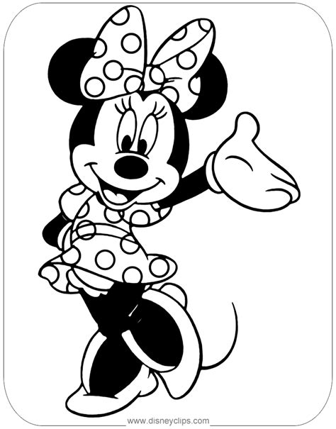 97+ Free Printable Minnie Mouse Coloring Sheets | Coloring Page