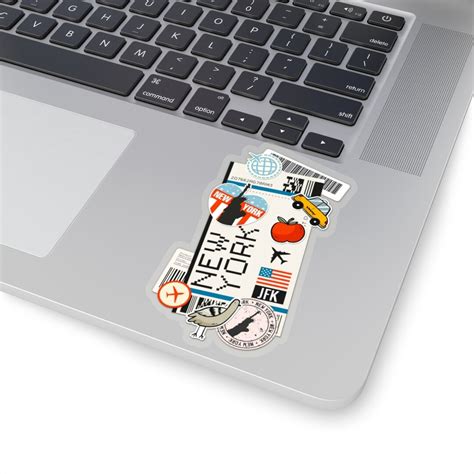 New York Sticker New York City Stickers Ny Brooklyn Nyc Travel Sticker Laptop Decal Vacation ...