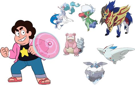 gave steven a pokemon team : r/stevenuniverse