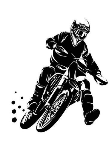 Free printable Dirt Bike stencils and templates