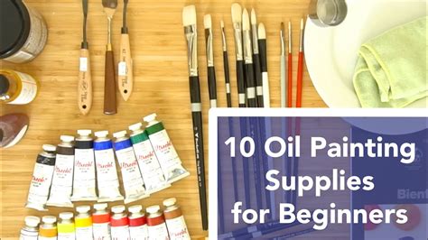 10 Oil Painting Supplies for Beginners - YouTube