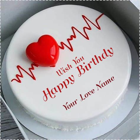 Happy Birthday Love Cake Image With Name