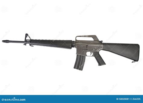 M16 Rifle Vietnam War Period Stock Image - Image of target, shotgun: 58028081