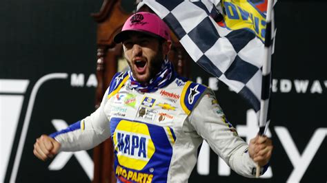 Chase Elliott moved to tears while soaking in dramatic NASCAR playoff win at Martinsville ...