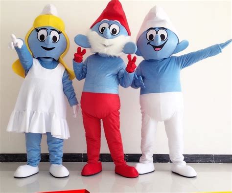 Carnival Smurfs Mascot Costume Interesting Fancy Cosplay Birthday Party Game (eBay Link ...