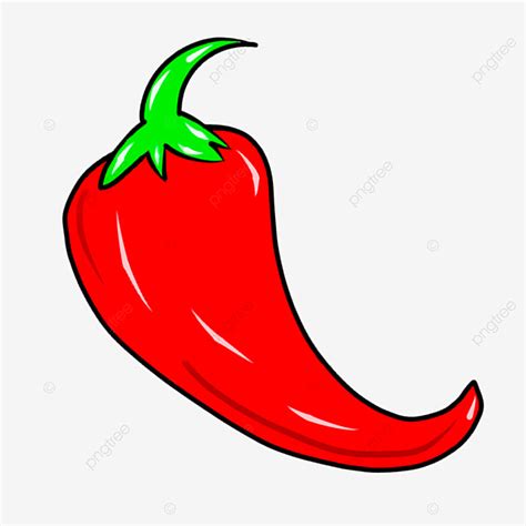 Red Chili Pepper Clipart Transparent Background, Red Sharp Pepper ...