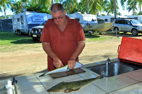 Fish cleaning station - Alva Beach Tourist Park