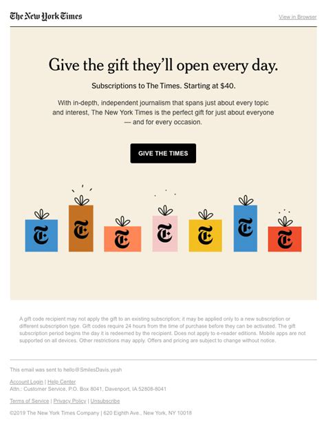 new york times subscription gift - Mistery Genie