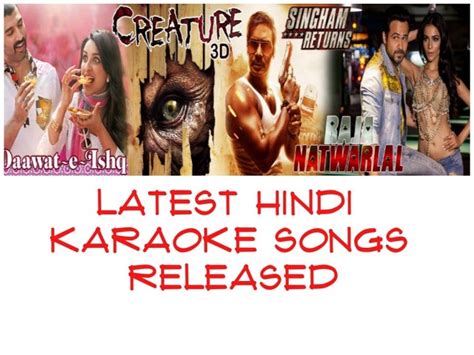 Latest hindi karaoke songs ready to download