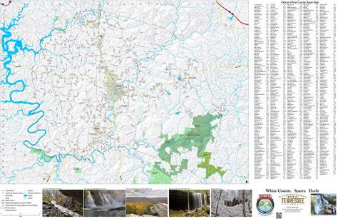 Tennessee County Map With Roads