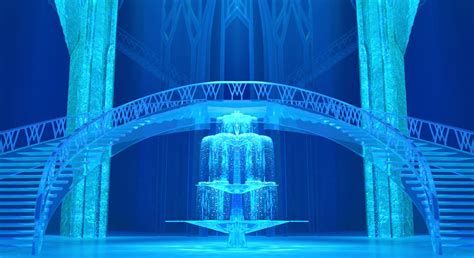 Elsa's Front View of her Ice Palace by TeleVue on DeviantArt | Frozen castle, Ice palace, Studio ...