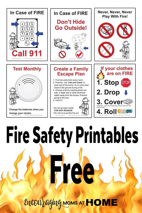 Fire Safety Printable Books | Startingadaycare Resources and Information