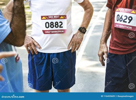 Group of Senior Runners at the Park Stock Image - Image of break, path: 116459609